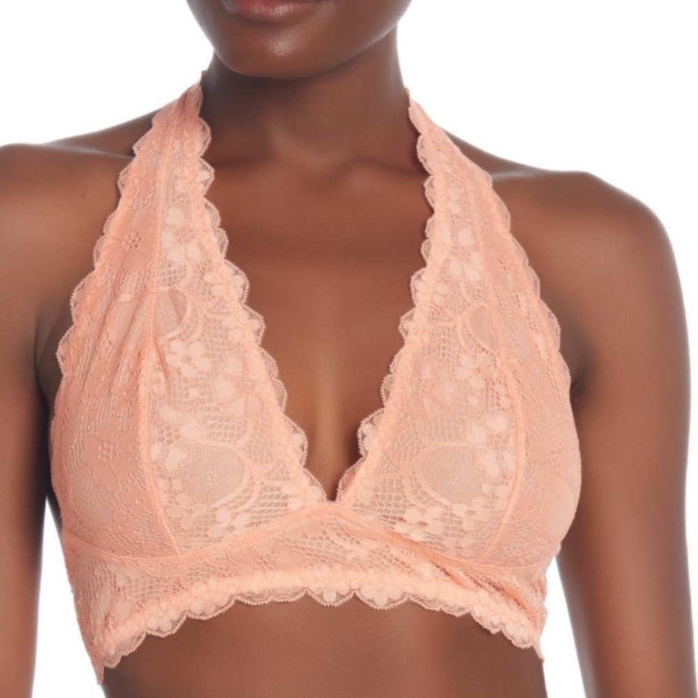 Free People Galloon Lace Halter Bralette